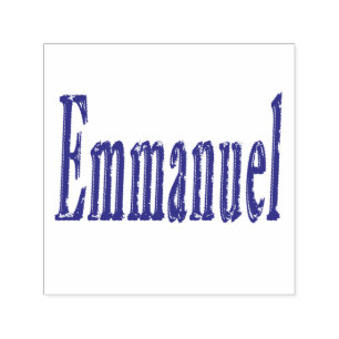 Sello Automático Logotipo Emmanuel Name,