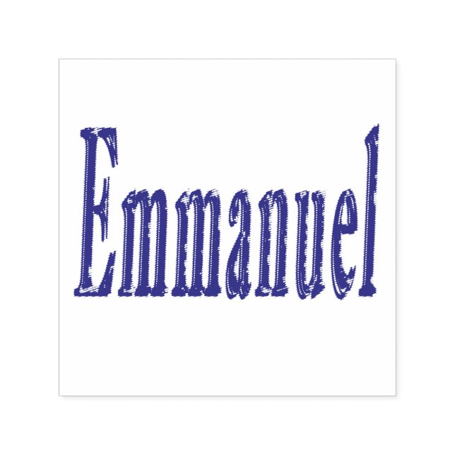 Sello Automático Logotipo Emmanuel Name, (Diseño)