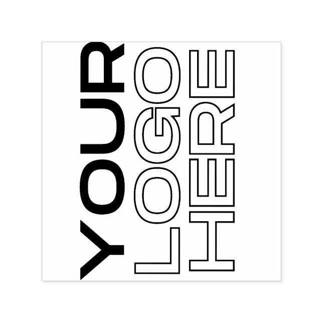 Sello Automático Logotipo empresarial personalizado (Diseño)