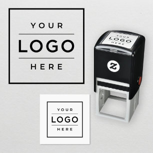 Sello Automático Logotipo Empresarial Personalizado Clásico Oficina