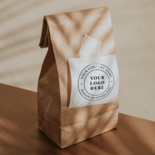 Sello Automático Logotipo empresarial personalizado y eslogan