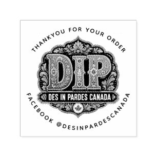 Sello Automático logotipo personalizado moderno de truckart agradec