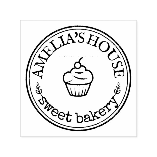 Sello Automático Logotipo Personalizado Rústico Personalizado (Diseño)