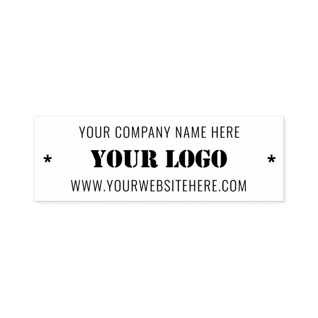 Sello Automático Logotipo personalizado y diseño de texto Su propio (Diseño)