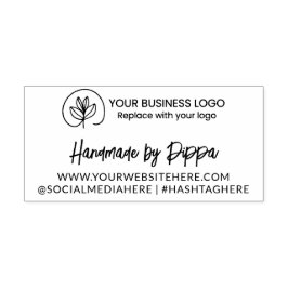 Sello Automático Logotipo y sitio web - Hecho a mano por su empresa