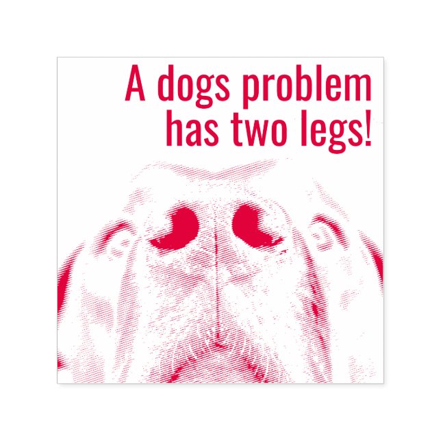 Sello Automático Los humanos podrían ser problemas (Diseño)