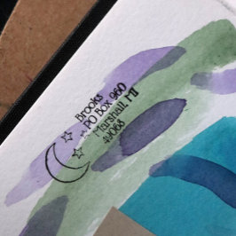 Sello Automático Luna y estrellas