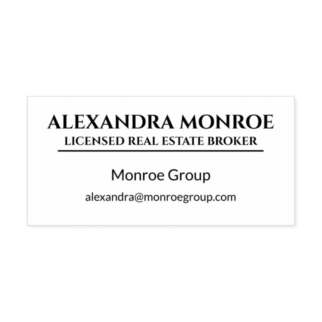 Sello Automático Luxury Heritage Real Estate Rubber Stamp  (Diseño)