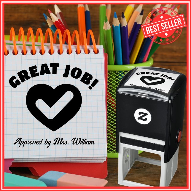 Sello Automático Magnífico profesor de promoción de garrapatas para (Subido por el creador)