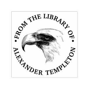 Sello Automático Majestic Bald Eagle Head desde la biblioteca de