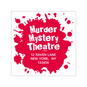 Sello Automático Mancha blanca /negra de la mancha de sangre -