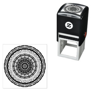 Sello Automático mandala colorido