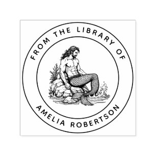 Sello Automático Manly Merman esculpió abdominales y cadenas en un 