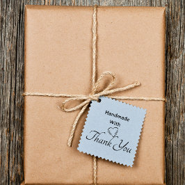 Sello Automático Mano del corazón hecha con escritura de tipografía