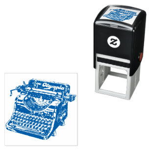 Sello Automático Máquina de escribir Olympia antigua máquina de esc