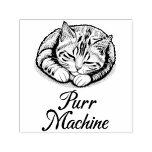 Sello Automático Máquina de puros, gato rayado y suave