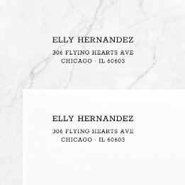 Sello Automático Máquina simple Minimalista 11 | Dirección de devol