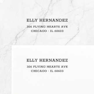 Sello Automático Máquina simple Minimalista 11 | Dirección de devol