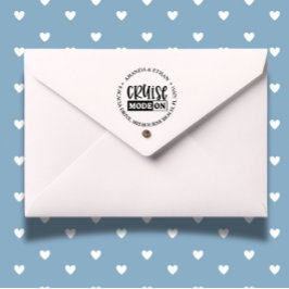 Sello Automático Mar Náutico tema posterior