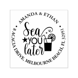 Sello Automático Mar Náutico tema posterior