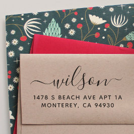 Sello Automático Marca de dirección de Personalizado con letra de g