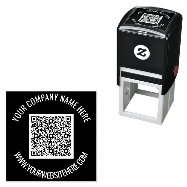 Sello Automático Marca de Personalizado de código QR personalizado  (In Situ)