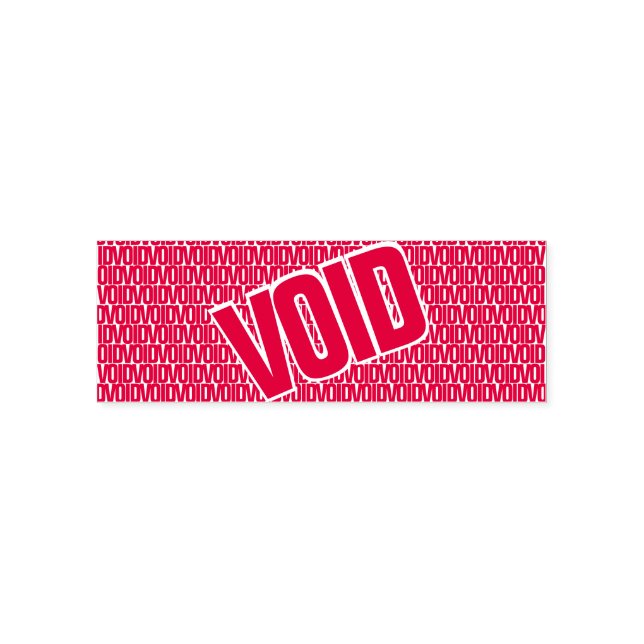 Sello Automático Marca de privacidad de VOID (Diseño)