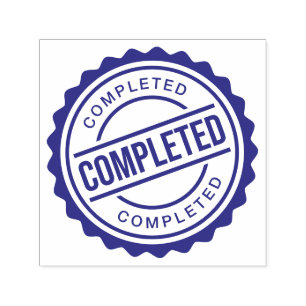 Sello Automático Marca de verificación completada
