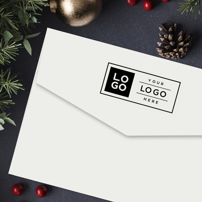 Sello Automático Marca personalizado Rectangular Business Logo Comp (Subido por el creador)