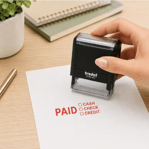 Sello Automático Marcado de pago comercial pagado