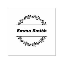 Marco floral personalizado