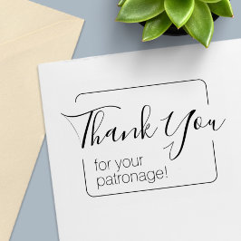 Sello Automático Marco simple Gracias