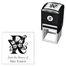 Mariposa Monograma Letra R De la Biblioteca De