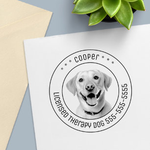 Sello Automático Mascota de perro recuperador de Labrador