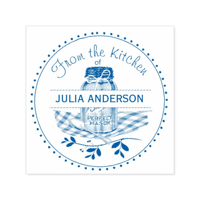 Sello Automático Mason Jar desde la cocina (Diseño)