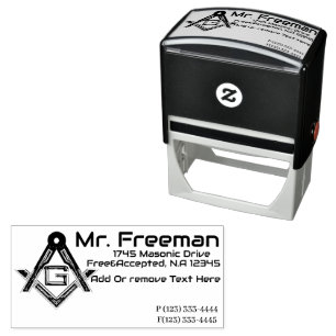 Sello Automático Masonic Golden Rush