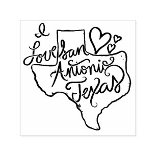 Sello Automático Me encanta San Antonio Texas