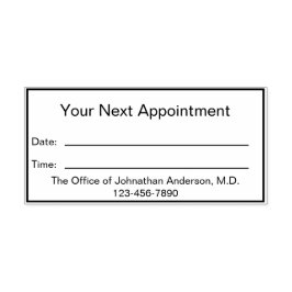 Sello Automático Médica Office Su Próximo Recordatorio De Nombramie
