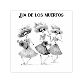 Sello Automático Melodía de los Muertos Bailando, personalizada