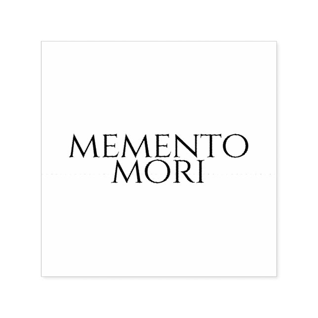 Sello Automático Memento Mori (Diseño)