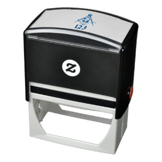 Sello Automático Mentes masónicas (azul)