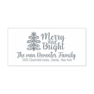 Sello Automático Merry y Bright