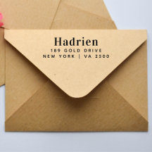 Mínima tipografía moderna Nombre Devolver direcció