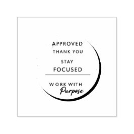 Sello Automático Minimalist Inspirational Stamp | Modern Office & H