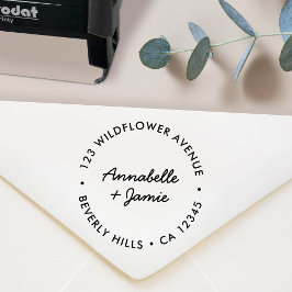 Sello Automático Minimalista moderno | Dirección de devolución del 