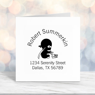 Sello Automático Minúsculo Ninja plegable Origami Dirección 3