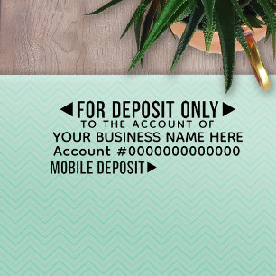 Sello Automático Mobile For Deposit Only Basic Office Business Bank