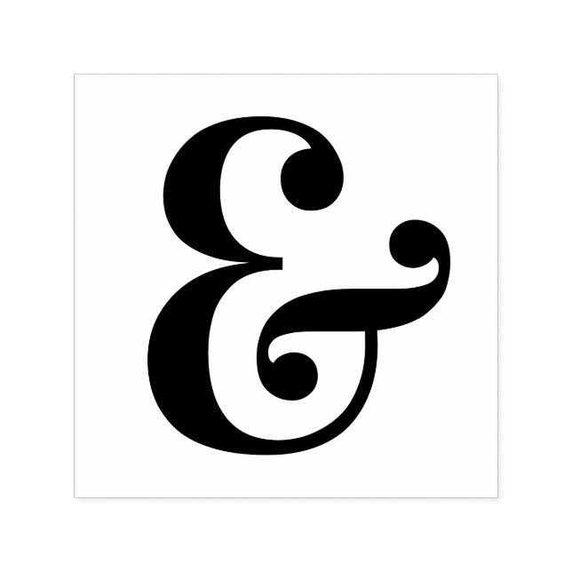 Sello Automático Moda Ampersand Y Rótulo (Diseño)