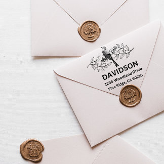 Sello Automático Moda de dirección de devolución de nombre de tipog