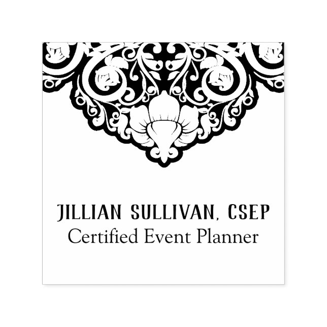 Sello Automático Moda Resumen De Gris Sobre Bañeras Negras (Diseño)